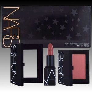 NARS 🌟 Instant Stardom Mini Face Set 🌟 Lipstick 🌟 Blush 🌟 Powder NIB $68 MSRP